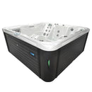 Hydrosan Garten-Whirlpool-Badewanne SPA751, Gehäuse in Weiß-Perlmutt-Anthrazit, 210 x 210 cm
