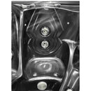 Hydrosan Garten-Whirlpool-Badewanne SPA751 Black Wave Anthrazit Gehäuse 210x210 cm