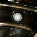 Hydrosan Garten-Whirlpool-Badewanne Spa751 Magma Gold Kaffeegehäuse 210x210 cm