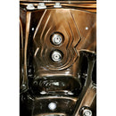 Hydrosan Garten-Whirlpool-Badewanne Spa751 Magma Gold Kaffeegehäuse 210x210 cm