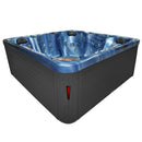 Hydrosan Garten-Whirlpool-Badewanne Spa751 Blue Wave Anthrazit Gehäuse 210x210 cm