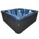 Hydrosan Garten-Whirlpool-Badewanne Spa751 Blue Wave Anthrazit Gehäuse 210x210 cm