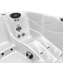 Hydrosan Garten-Whirlpool-Badewanne 752, weiß-perlgrau, Gehäuse 200 x 200 cm