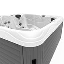 Hydrosan Garten-Whirlpool-Badewanne 752, weiß-perlgrau, Gehäuse 200 x 200 cm