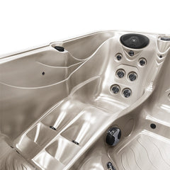 Hydrosan Garten-Whirlpool-Badewanne SPA752 Cappuccino Anthrazit Gehäuse 200x200 cm – Vorschau 4