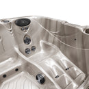 Hydrosan Garten-Whirlpool-Badewanne SPA752 Cappuccino Anthrazit Gehäuse 200x200 cm
