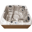 Hydrosan Garten-Whirlpool-Badewanne Spa752 Cappuccino-Kaffeebezug 200x200 cm