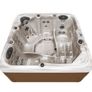 Hydrosan Garten-Whirlpool-Badewanne Spa752 Cappuccino-Kaffeebezug 200x200 cm