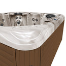 Hydrosan Garten-Whirlpool-Badewanne Spa752 Cappuccino-Kaffeebezug 200x200 cm
