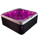 Hydrosan Garten-Whirlpool-Badewanne Spa752 Odyssey Anthrazit Gehäuse 200x200 cm
