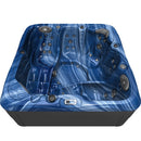Hydrosan Garten-Whirlpool-Badewanne Spa752 Blue Wave Anthrazit Gehäuse 200x200 cm