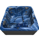 Hydrosan Garten-Whirlpool-Badewanne Spa752 Blue Wave Anthrazit Gehäuse 200x200 cm
