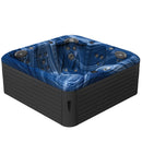 Hydrosan Garten-Whirlpool-Badewanne Spa752 Blue Wave Anthrazit Gehäuse 200x200 cm