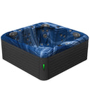 Hydrosan Garten-Whirlpool-Badewanne Spa752 Blue Wave Anthrazit Gehäuse 200x200 cm