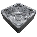 Hydrosan Garten-Whirlpool-Badewanne Spa752 Odyssey Anthrazit Gehäuse 200x200 cm
