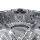 Hydrosan Garten-Whirlpool-Badewanne Spa752 Odyssey Anthrazit Gehäuse 200x200 cm