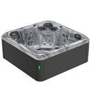 Hydrosan Garten-Whirlpool-Badewanne Spa752 Odyssey Anthrazit Gehäuse 200x200 cm
