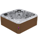 Hydrosan Garten-Whirlpool-Badewanne Spa753 Cappuccino-Kaffeebezug 200x200 cm