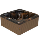Hydrosan Garten-Whirlpool-Badewanne Spa753 Magma Gold Kaffeegehäuse 200x200 cm