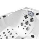Hydrosan Garten-Whirlpool-Badewanne 754 Weiß-Perlgraue Abdeckung F22