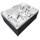 Hydrosan Garten-Whirlpool-Badewanne 754 Weiß-Perlgraue Abdeckung F22