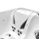 Hydrosan Garten-Whirlpool-Badewanne 754 Weiß-Perlgraue Abdeckung F22