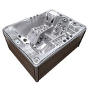 Hydrosan Garten-Whirlpool-Badewanne 754 Cappuccino-Braun Abdeckung F21