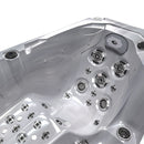Hydrosan Garten-Whirlpool-Badewanne 754 Cappuccino-Braun Abdeckung F21