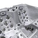 Hydrosan Garten-Whirlpool-Badewanne 754 Cappuccino-Braun Abdeckung F21