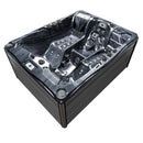 Hydrosan Garten-Whirlpool-Badewanne 754 Schwarzes Wellengehäuse Graue Platte F24