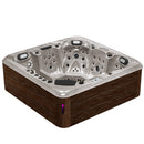 Hydrosan GARDEN JACUZZI BADEWANNE SPA755 CAPPUCCINO BRAUN ABDECKPLATTE F21 230X230 CM
