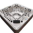 Hydrosan GARDEN JACUZZI BADEWANNE SPA755 CAPPUCCINO BRAUN ABDECKPLATTE F21 230X230 CM