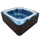 Hydrosan Garten-Whirlpool-Badewanne 406 Blaue Ozeanwellen-Kaffeekabine 250 x 230 cm