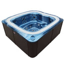 Hydrosan Garten-Whirlpool-Badewanne 406 Blaue Ozeanwellen-Kaffeekabine 250 x 230 cm