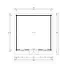 Fjordholz Gartenhaus Modell Jacob 70 G