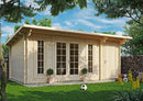 Fjordholz Gartenhaus Modell Jacob 44 C mit Abstellraum