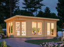 Fjordholz 5 Eck Gartenhaus Modell Julia 40