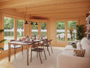 Fjordholz 5 Eck Gartenhaus Modell Julia 40