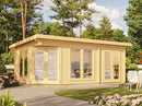 Fjordholz 5 Eck Gartenhaus Modell Julia 40