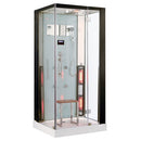 Mazur MUE-K1081 TRIO, Infrarotsauna, Dampfsauna und Duschkabine 100 x 90 x 215 cm