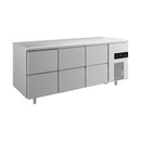 Kühltisch -2 bis +8°C 1865x700x850mm mit 3x zwei Schubladen