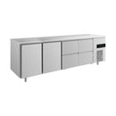 Kühltisch -2 bis +8°C 2330x700x850mm mit 2x Türen und 2x zwei Schubladen