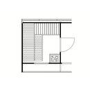 Fjordholz Sauna House Model Patio Size L Plus