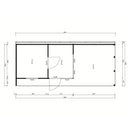 Fjordholz Sauna House Model Patio Size L Plus