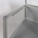 Form Department LABEL.T34 – Tischvitrine mit Klapp-Öffnung, Glaskante vorn