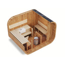 Fjordholz Fass-Sauna Modell Luxe-3 Zweiraum Premium