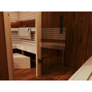 Fjordholz Barrel Sauna Model Luxe-3 Two-Room Black Edition