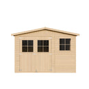 Timbela Holzschuppen M336 – 303 x 395 cm – 12 m2 – Bild 1