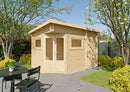 Fjordholz 5-Eck Gartenhaus Modell Leva 2D