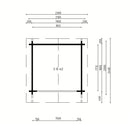 Fjordholz Gartenhaus Modell Lexi 44 A Premium